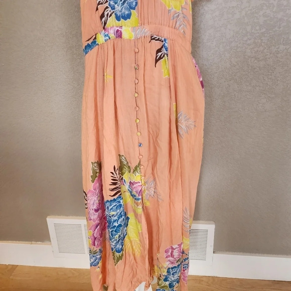 Farm Rio pom of the should midi dress size Large petite - Picture 4 of 10